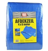 afdekzeil 4x6m blauw